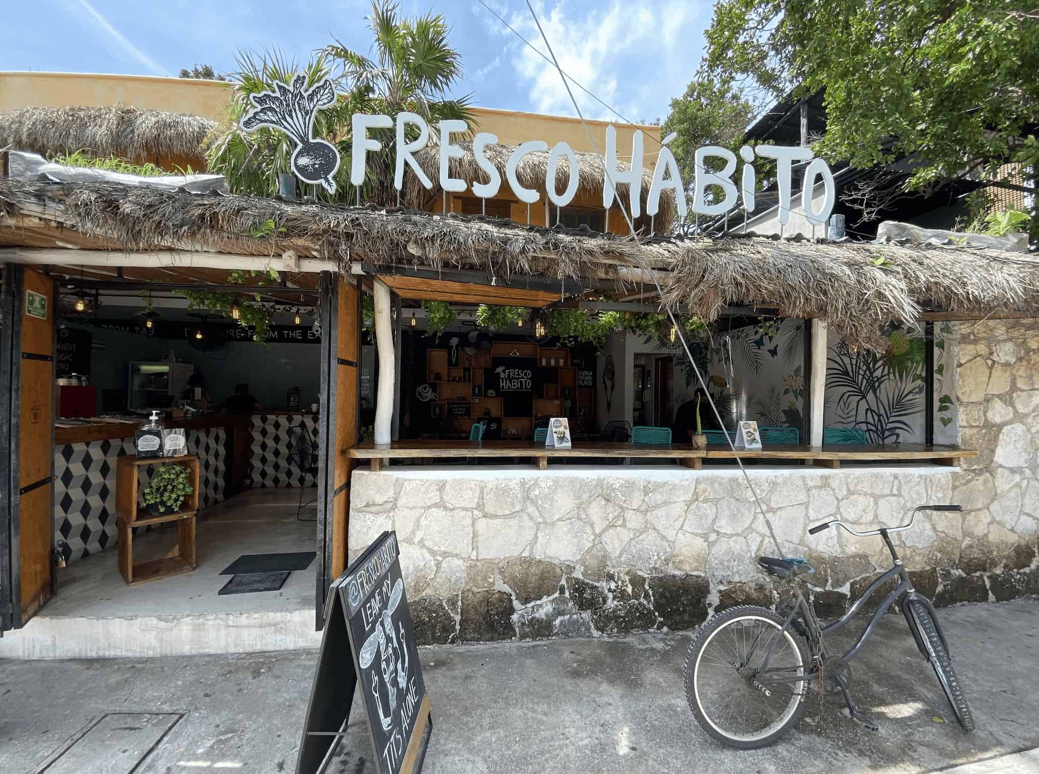 front fresco habito cafe playa del carmen
