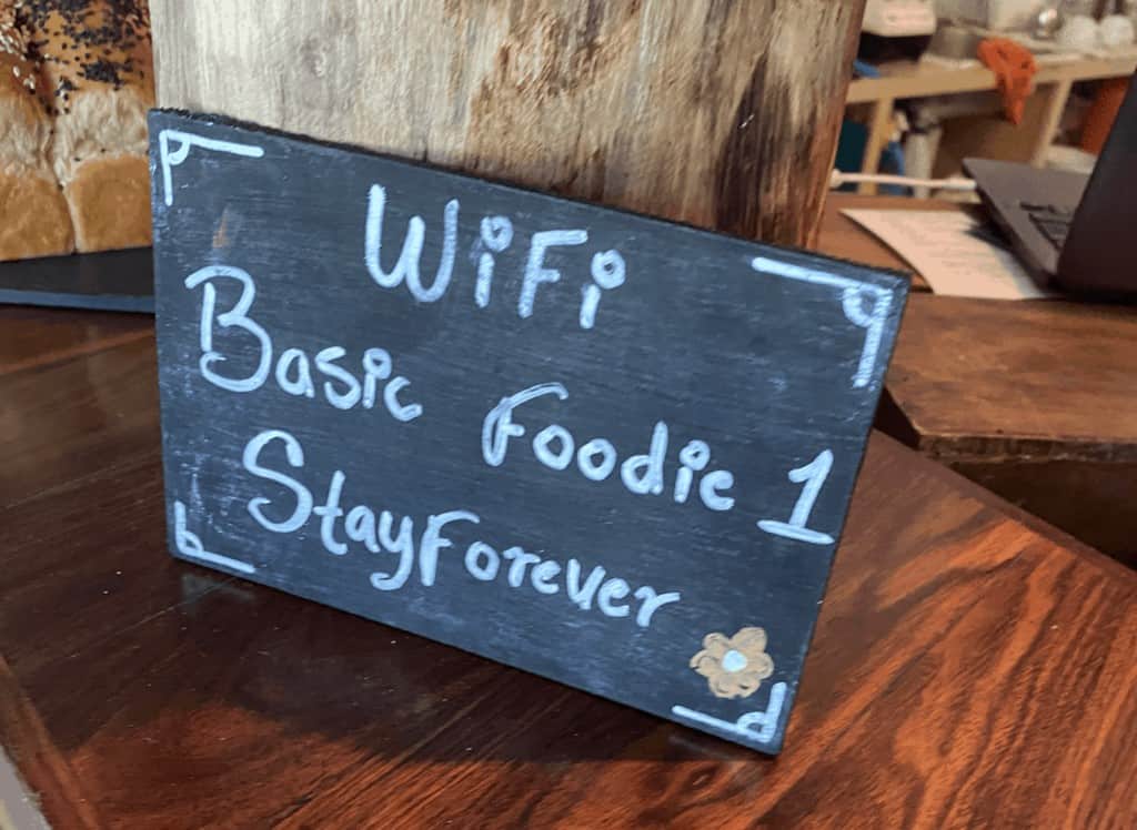 wifi password basic foodie playa del carmen