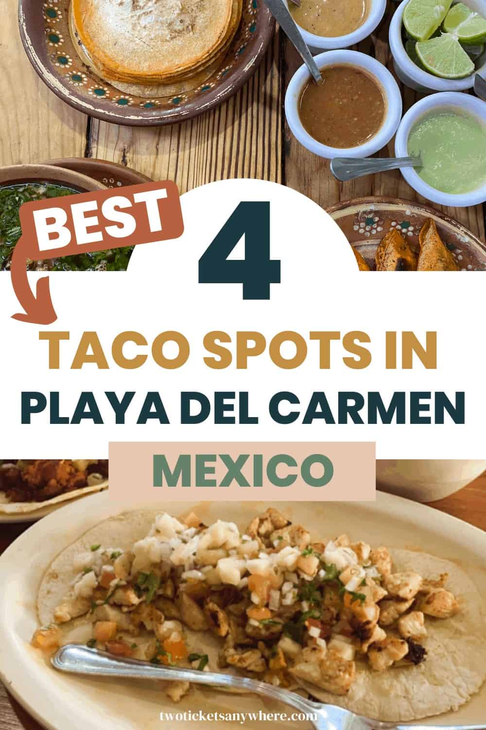 best tacos in playa del carmen pinterest pin 4