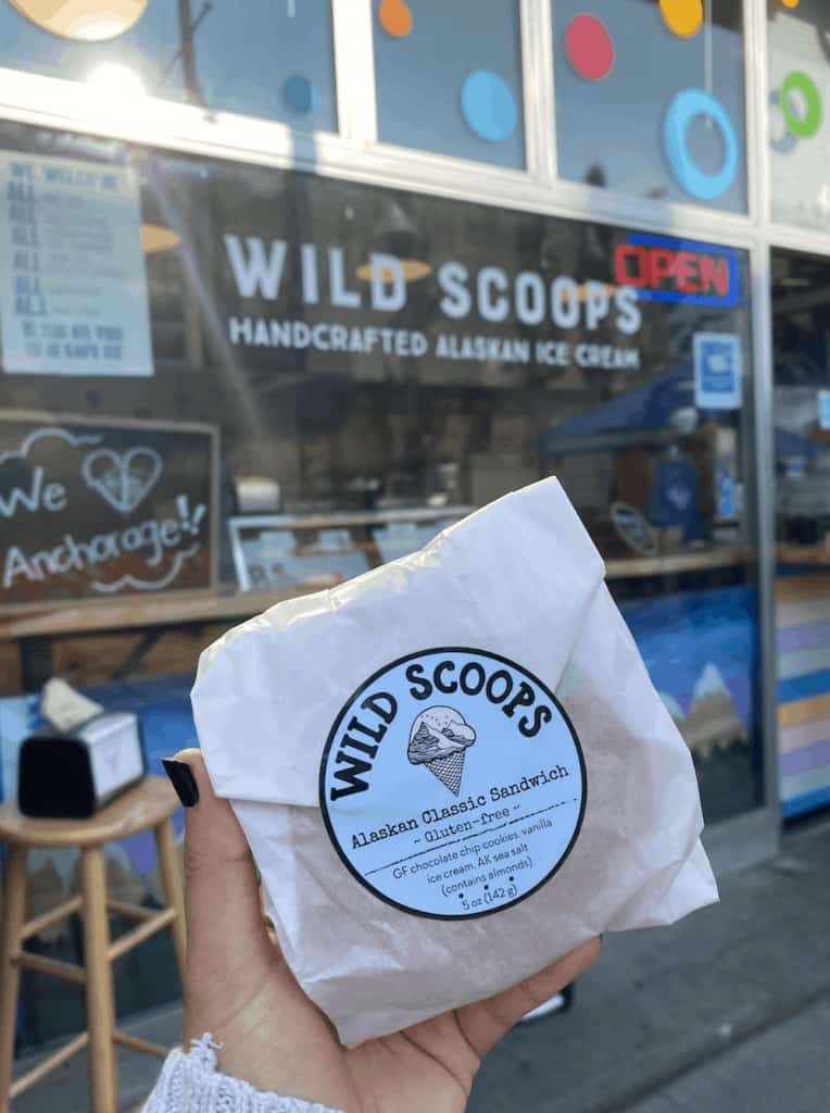 ice cream sandwich wild scoops anchorage