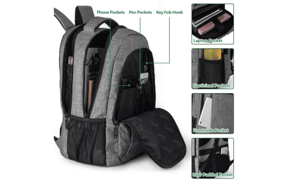 matein travel backpack features