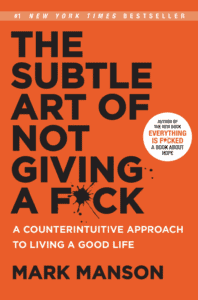 the subtle art of not giving a fck book