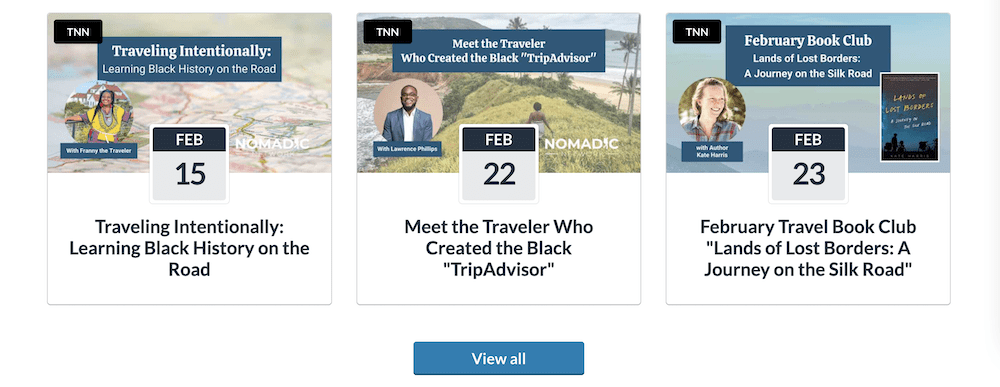 the nomadic network events