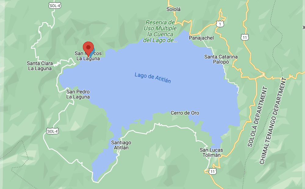 san marcos lake atitlan maps