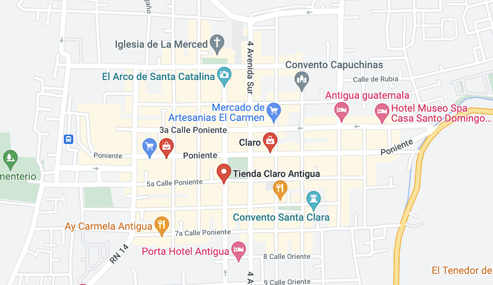 claro store location antigua guatemala