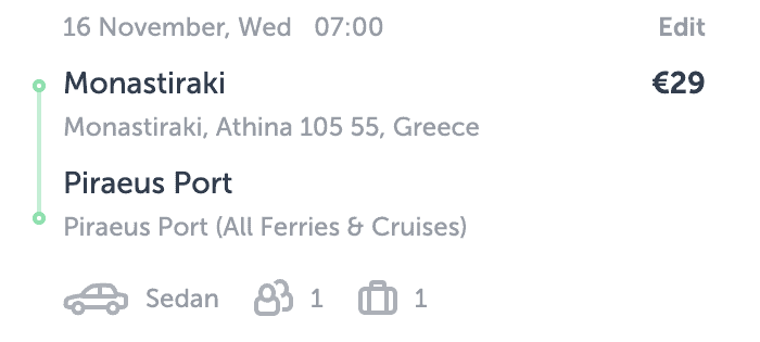 welcome pickups athens to piraeus