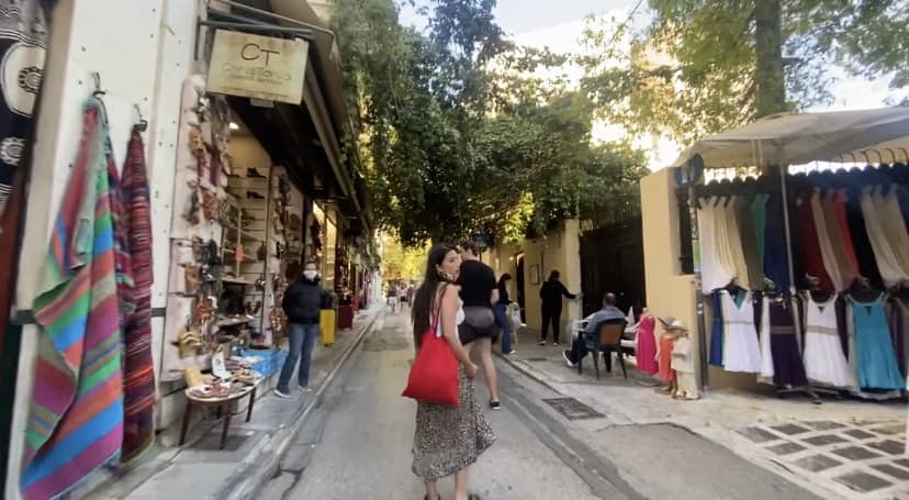 shopping in athens
