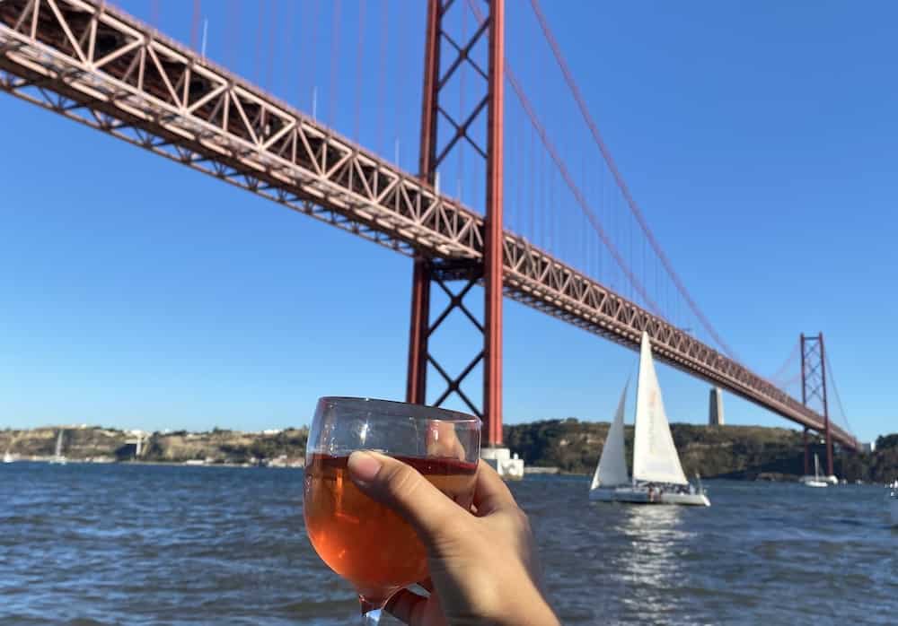 drinks on Tagus river