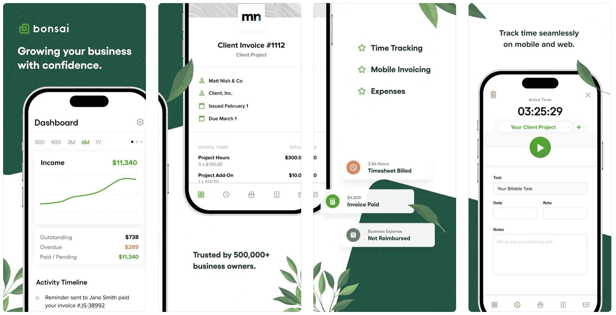 hello bonsai mobile app