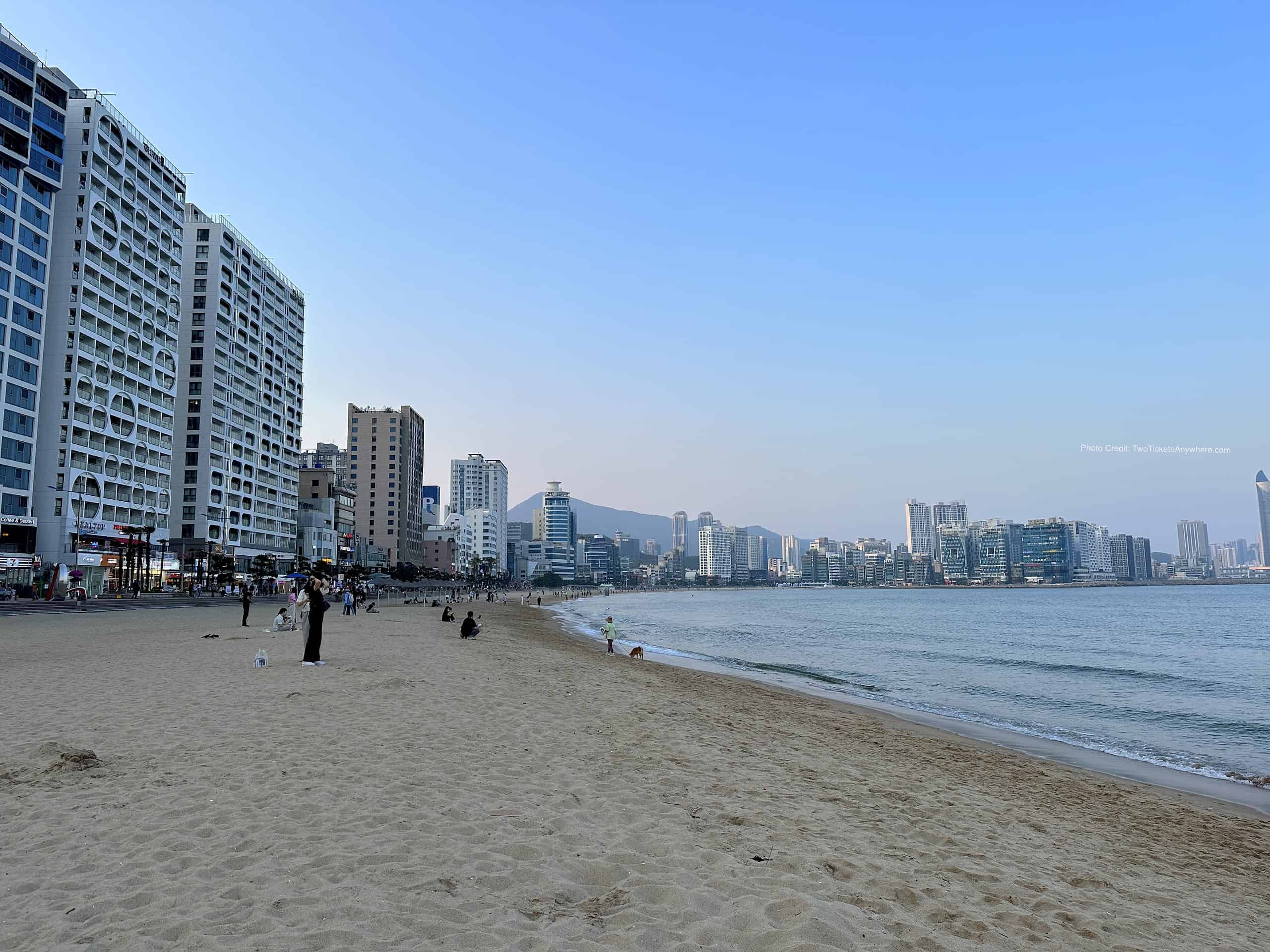 Panoramic View Of Beaches And City In Busan South Korea